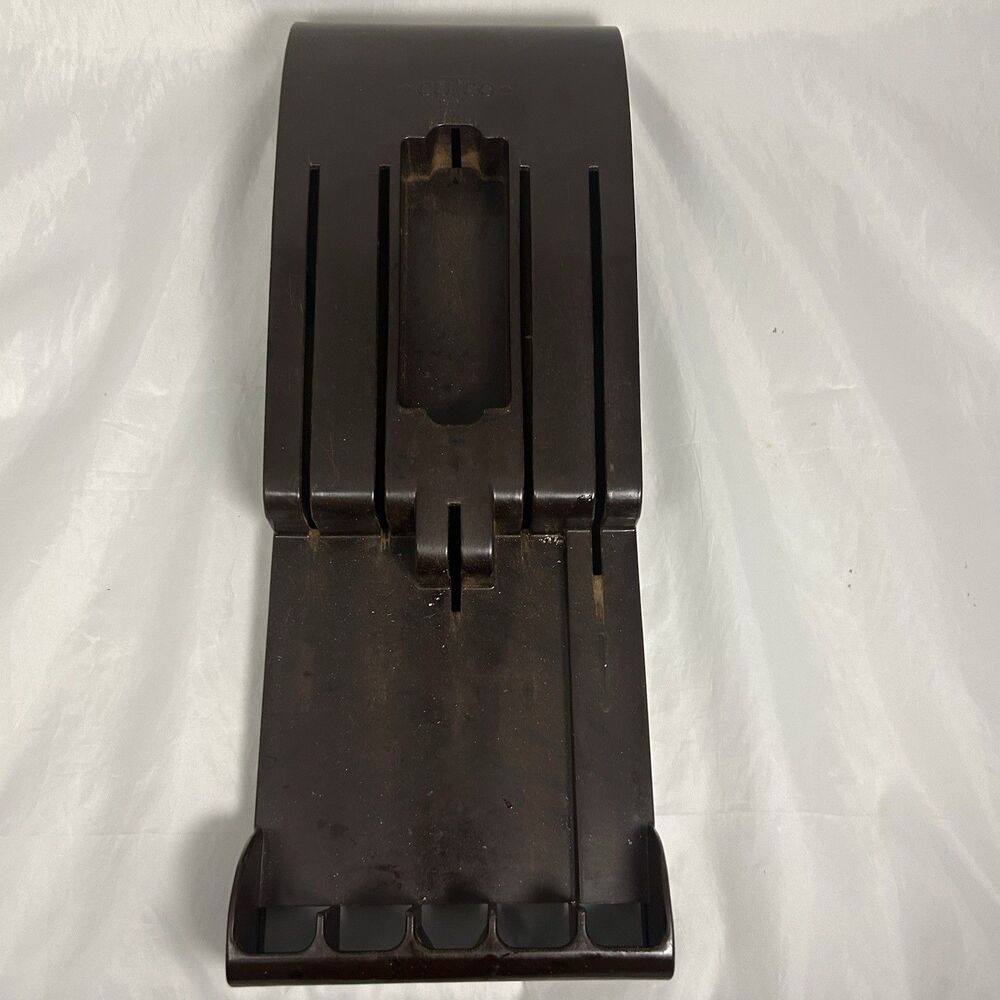 Vintage Cutco Knife Tray Plastic Bakelite Wall Mount Drawer Holder 5 Slot